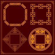 Chinese decorative frame