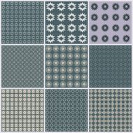 Seamless pattern background set elegant texture for wallpapers backgrounds and