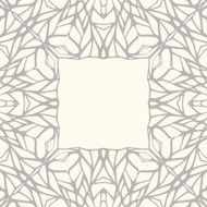 Mosaic square ornamental frame N2