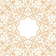 Mosaic ornamental frame abstract background N3