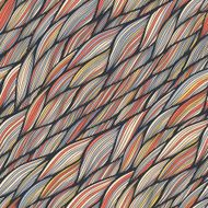 Seamless pattern with waves texture N6
