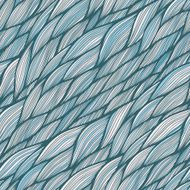 Seamless pattern with waves ornament N8