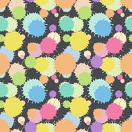 Seamless patterm with painted splash texture N8