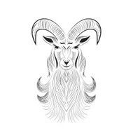 goat tattoo