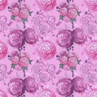 Seamless floral background N185