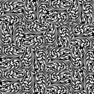 abstract black and white leaf pattern background N2