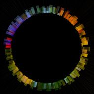 Abstract colorful circle background N3