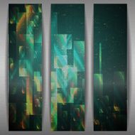 Abstract Geometric Banner N9