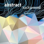 Abstract geometric background with triangles N2