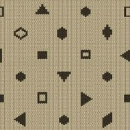 Geometric Knitted Seamless Pattern N3