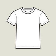 Roundneck T-shirt Template