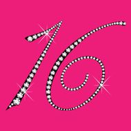 Pink 16th anniversary birthday