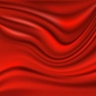 Abstract Vector Texture Red Silk N3