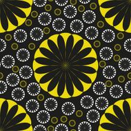 Orange Flower Seamless Pattern Lemon