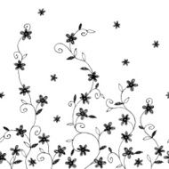 floral design pattern N122