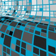 abstract gray wave check pattern with blue background