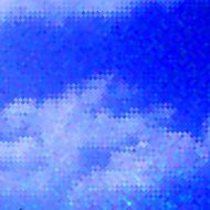 abstract color mosaic sky pattern background