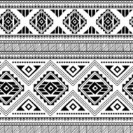 Ethnic ornamental textile seamless pattern N16