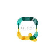 Minimal Q font or letter icon design N23