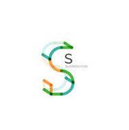 Minimal font or letter icon design N131