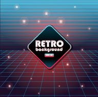 Retro patterns and background design templates bright colorful N35