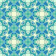 Seamless decorative ornate pattern N2