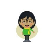 cute girl cartoon character N19
