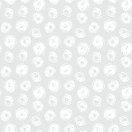 Hand drawn seamless texture with brushed dots