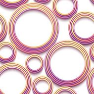 Vector seamless pattern with colored threads and shadows N4
