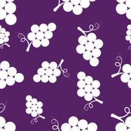 Pattern Silhouette Grapes N2