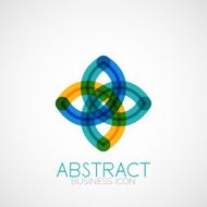 Symmetric abstract geometric shape N235