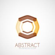Symmetric abstract geometric shape N236