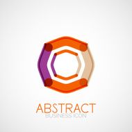 Symmetric abstract geometric shape N241