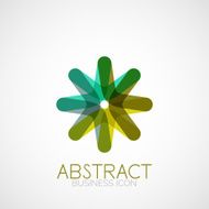 Symmetric abstract geometric shape N244