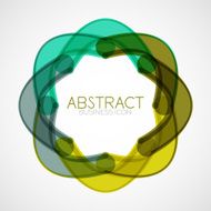 Symmetric abstract geometric shape N245