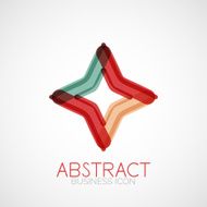 Symmetric abstract geometric shape N246