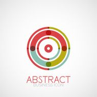 Symmetric abstract geometric shape N247
