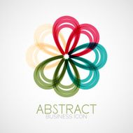 Symmetric abstract geometric shape N249