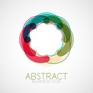 Symmetric abstract geometric shape N250
