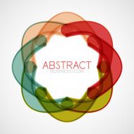 Symmetric abstract geometric shape N256