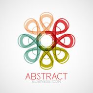 Symmetric abstract geometric shape N257