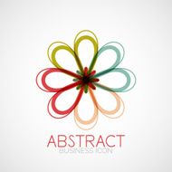 Symmetric abstract geometric shape N259