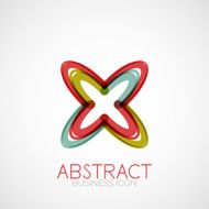Symmetric abstract geometric shape N261