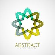 Symmetric abstract geometric shape N263