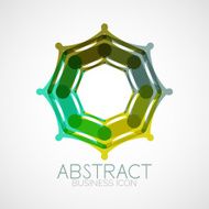Symmetric abstract geometric shape N265