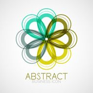 Symmetric abstract geometric shape N266