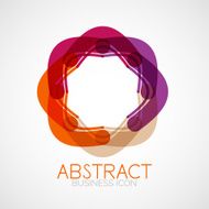 Symmetric abstract geometric shape N272