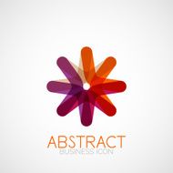 Symmetric abstract geometric shape N275