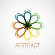 Symmetric abstract geometric shape N281