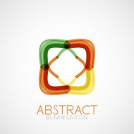 Symmetric abstract geometric shape N282